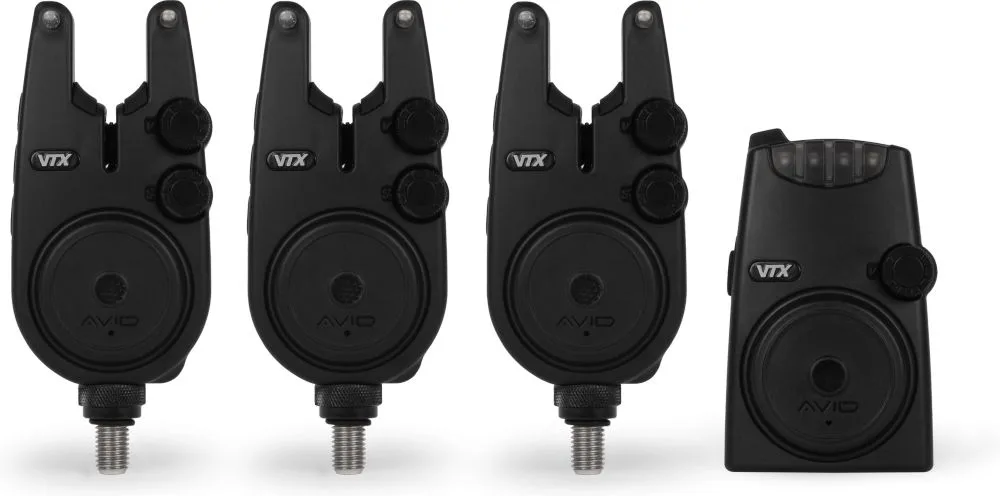 Avid carp sada signalizátorů vtx bait alarm set 3+1