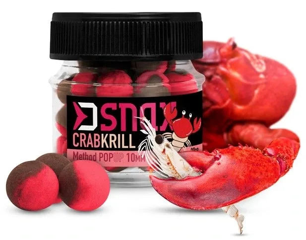 Delphin Pop Up Nástraha D Snax Pop Krab Krill 20g Hmotnost: 20g, Průměr: 8mm