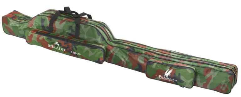 Mikado Obal na pruty dvoukomorový kamufláž - 120cm