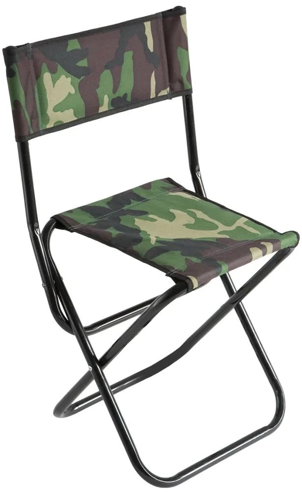 Mikado stolička s opěradlem camo 081
