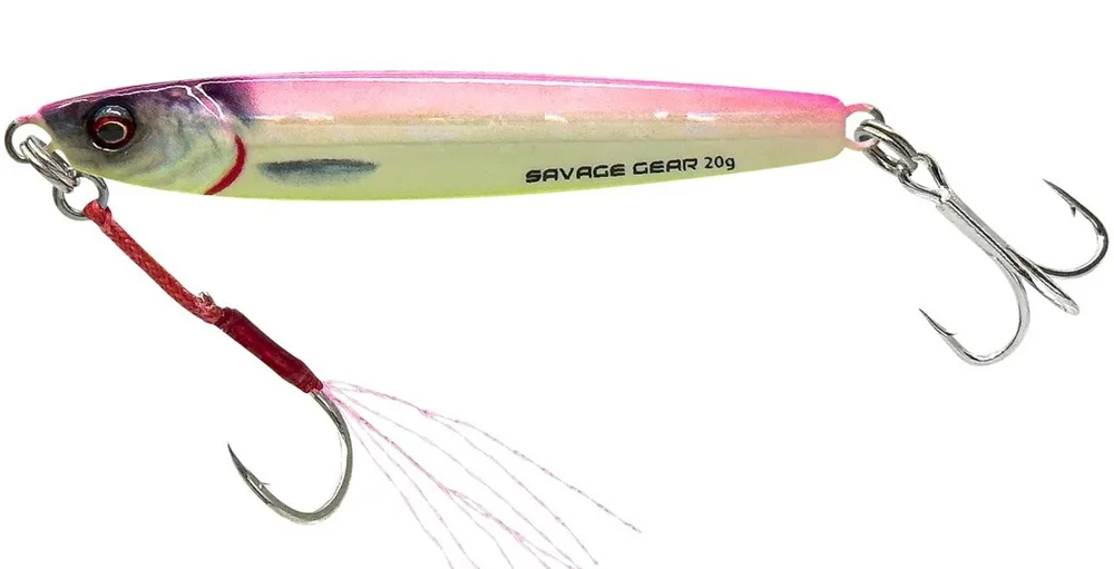 Savage gear pilkr 3d jig minnow sinking glow pink - 5,4 cm 8 g