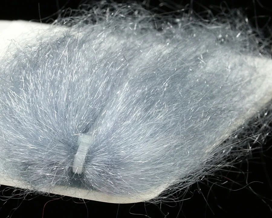 Sybai Streamerové Vlasy Ghost Hair Ice Silver Gray