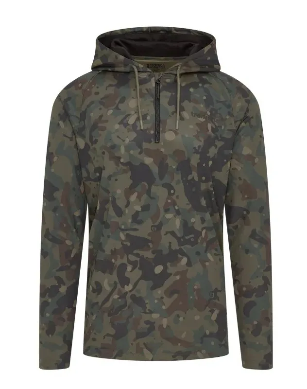 Trakker triko camo uv hooded shirt - m