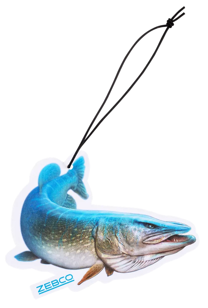 Zebco vůně do auta target fish air freshener pike štika