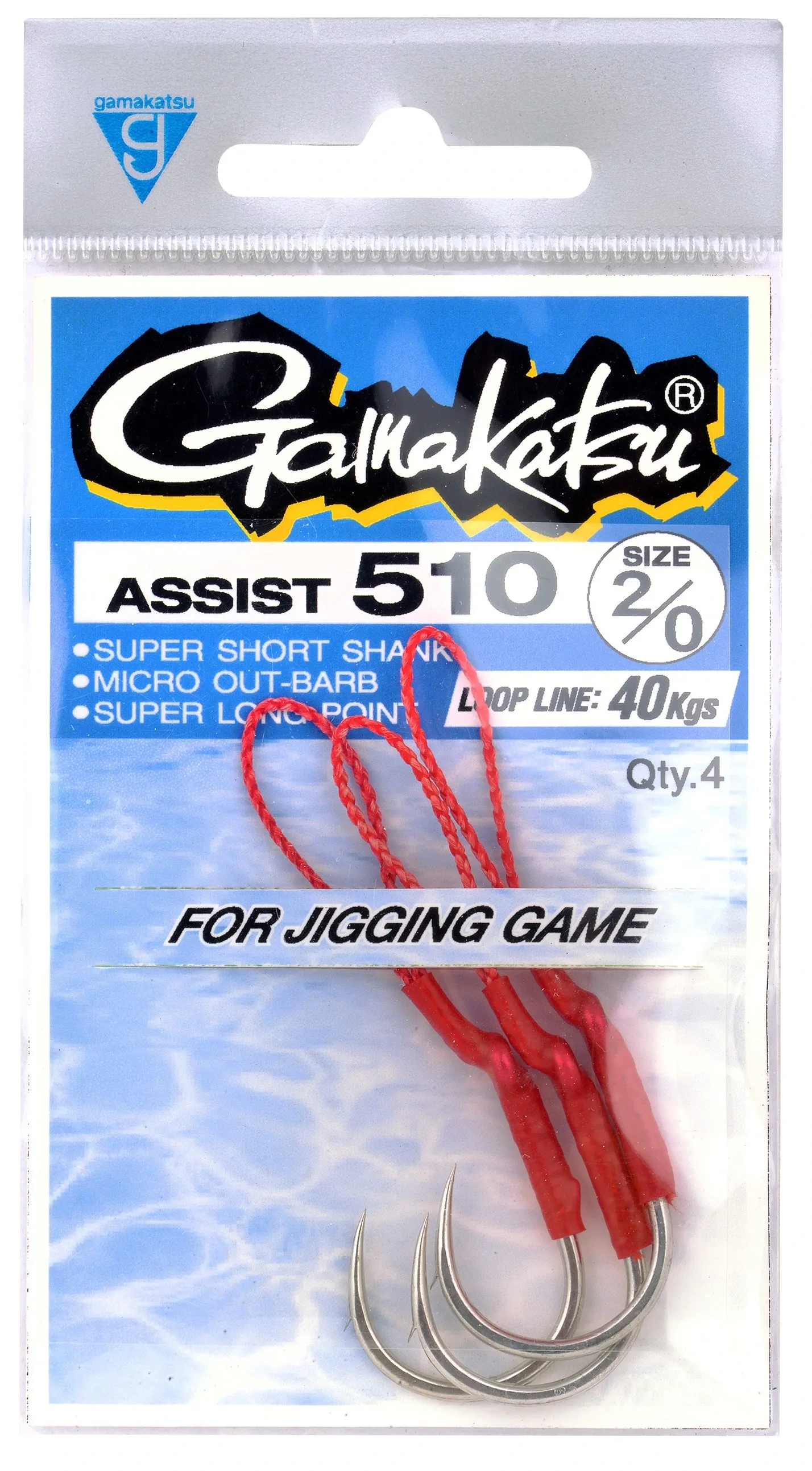 Gamakatsu Háček Assist 510 Velikost háčku: #4/0