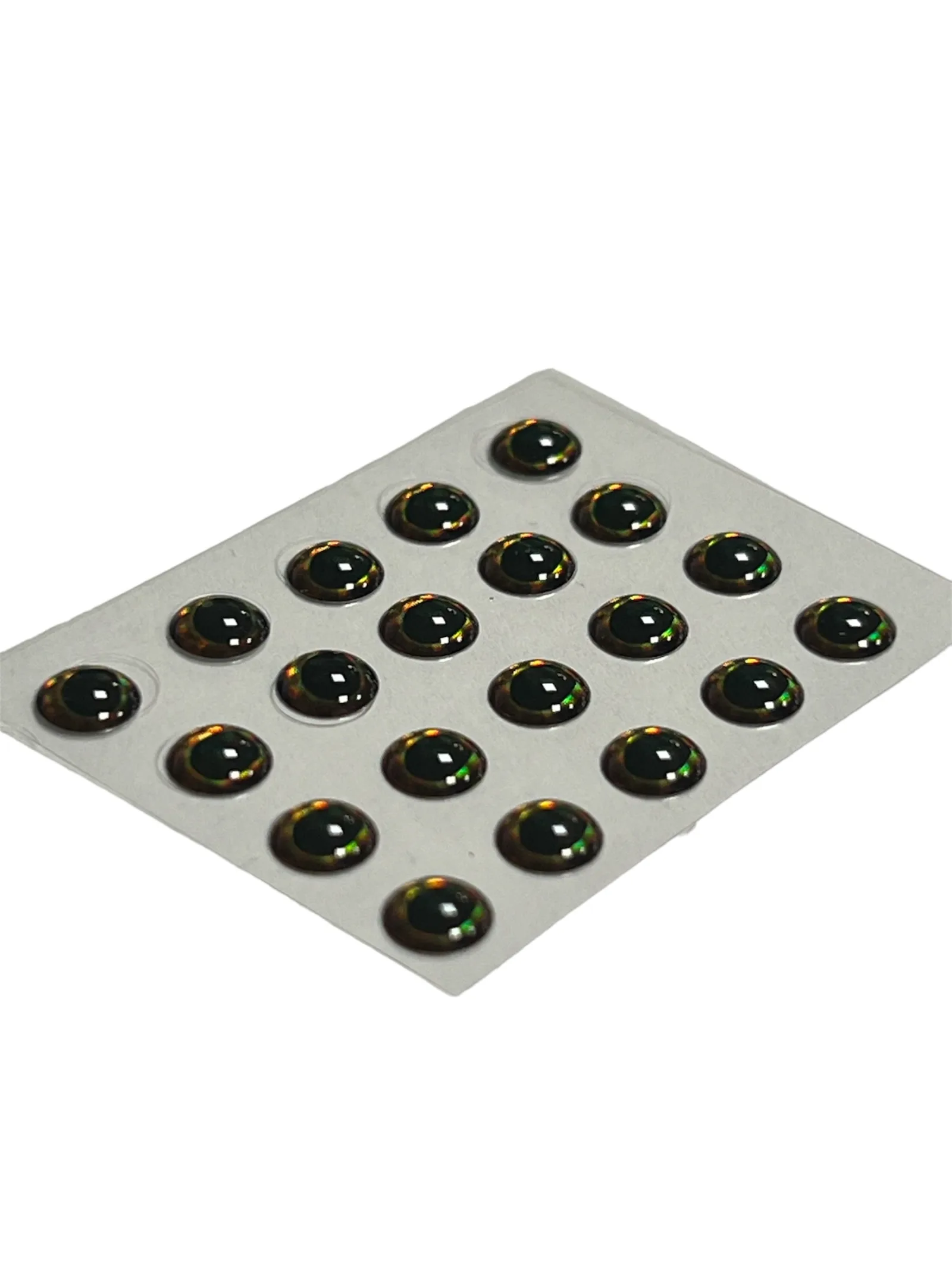 Hends Epoxidové Oči Epoxy Eyes Realistic Gold Holographic Průměr: 4mm
