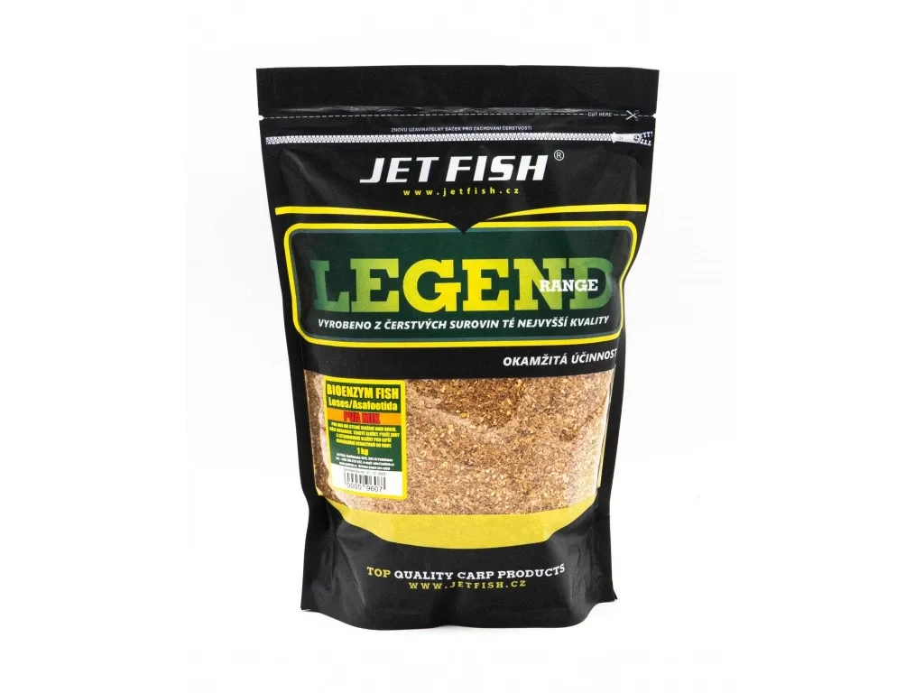 Jet Fish JetFish Krmítková Směs Legend Range PVA Mix 1kg Příchuť: Bioenzym Fish - Losos / Asa