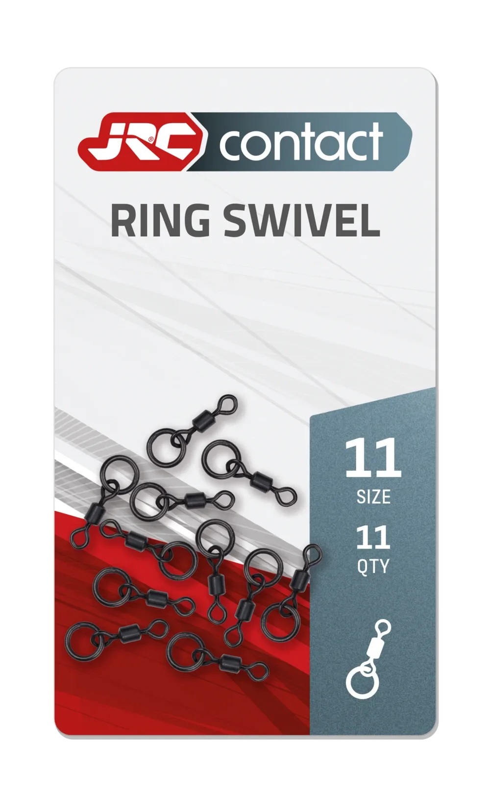 JRC Obratlík Ring Swivel 11ks Počet kusů: 11ks, Velikost: 11