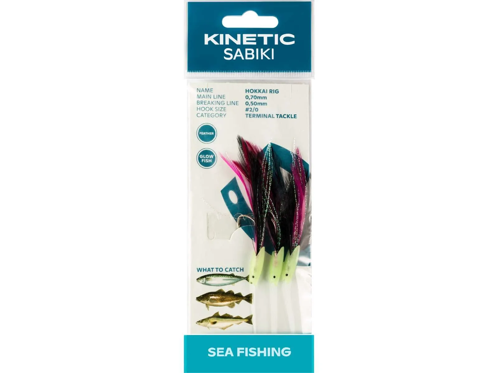 Kinetic Návazec Sabiki Hokkai 3ks Barva: green, Velikost háčku: #2/0