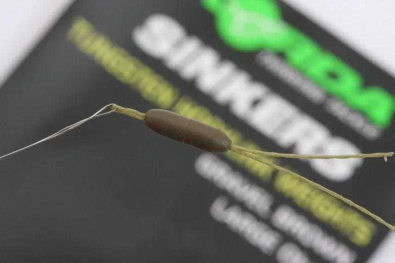 Korda Zarážky Sinkers Large 9Ks Varianta: L Brown 9ks