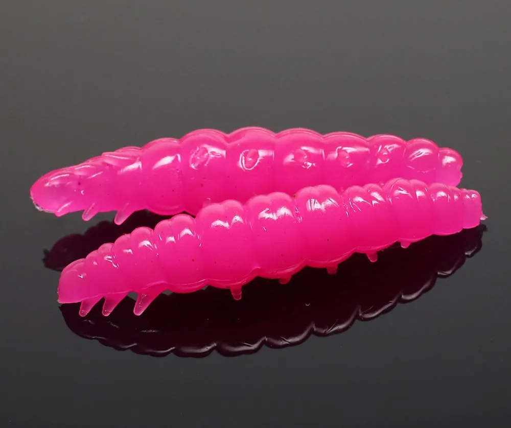 Libra Lures Larva Hot Pink - 4,5cm 8ks