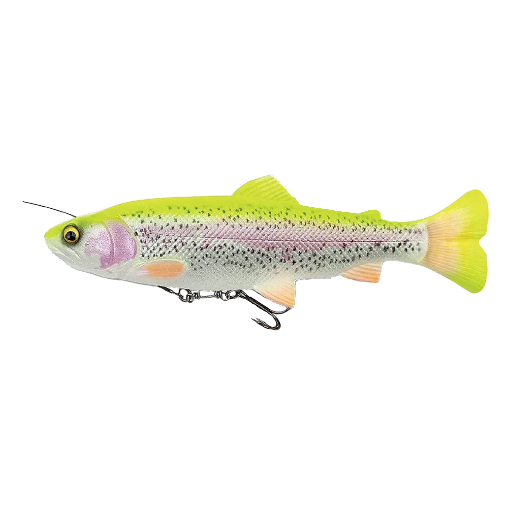 Savage Gear Gumová Nástraha 4D Linethru Pulsetail Trout Slow Sink Lemon Trout Délka: 16cm