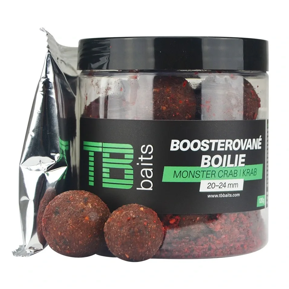 TB Baits Boosterované Boilie Monster Crab 120g 20-24 mm Varianta: 120g, Průměr: 20+24mm