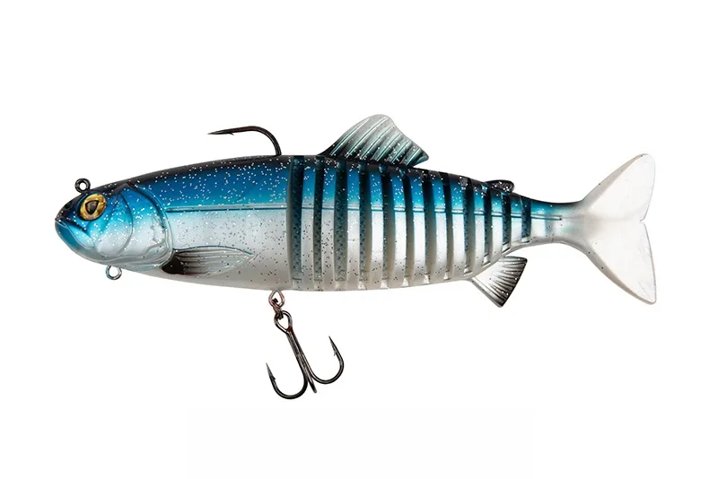 Fox rage gumová nástraha jointed replicants blue shiner uv - 27 cm