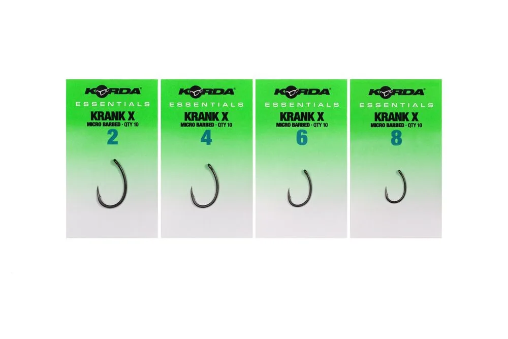 Korda Háčky Essentials Krank X 10ks - vel.2