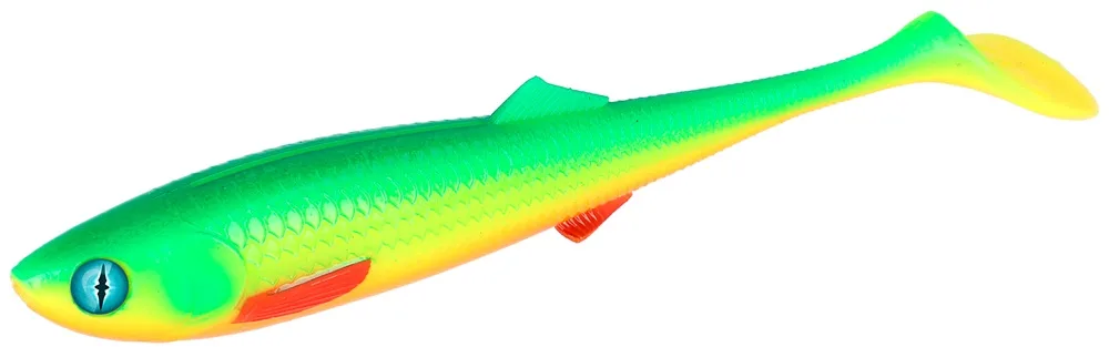 Mikado gumová nástraha sicario yellow lime balení - 10,5 cm 10 g 5 ks