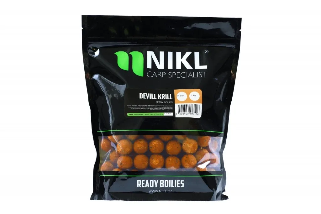 Nikl Ready Boilies Devill Krill Hmotnost: 250g, Průměr: 20mm