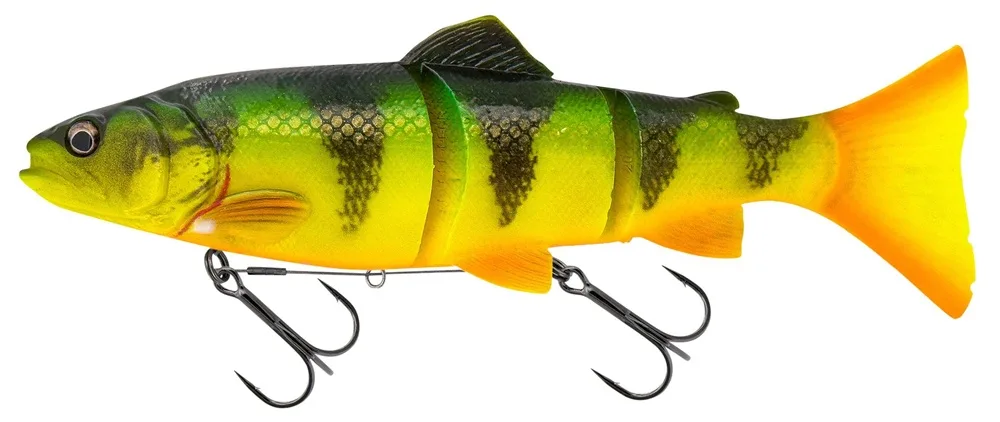 Savage gear gumová nástraha 3d line thru trout firetiger - 20 cm 98 g