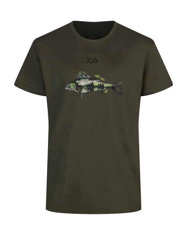Daiwa tričko d-vec t-shirt zander - m