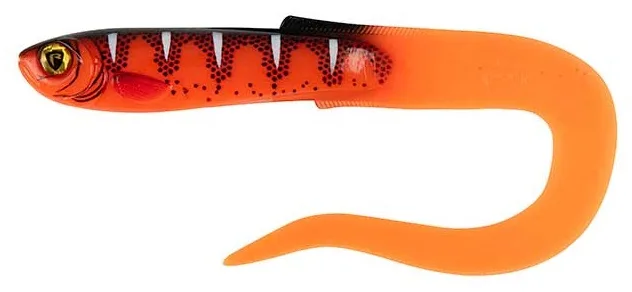 Fox rage gumová nástraha slick eel uv red wake - 28 cm