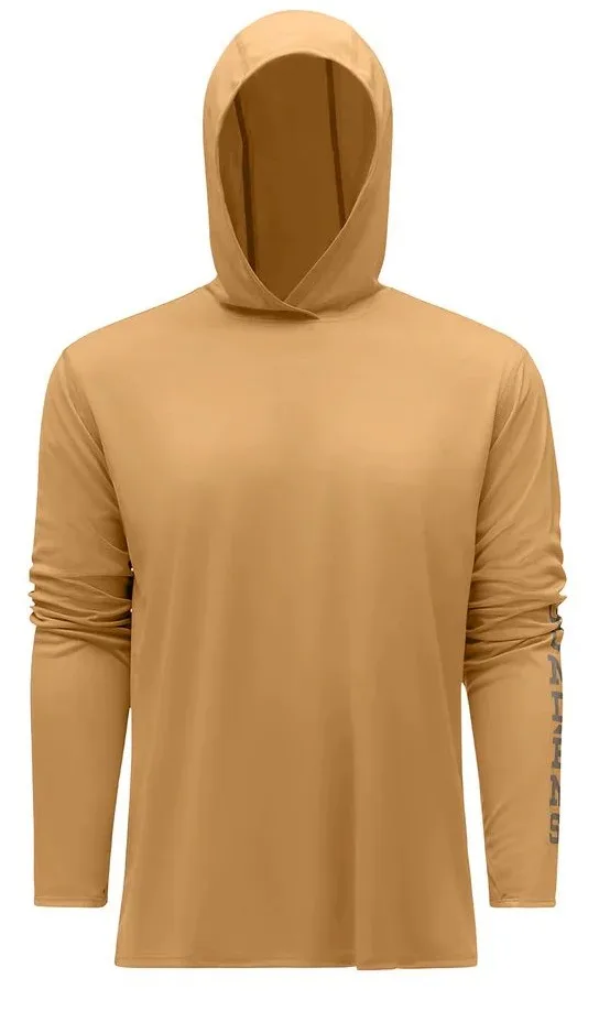 Grundéns funkční uv mikina tough sun hoodie whiskey - m