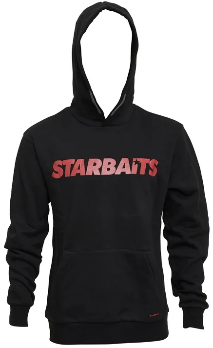 Starbaits mikina black red - s