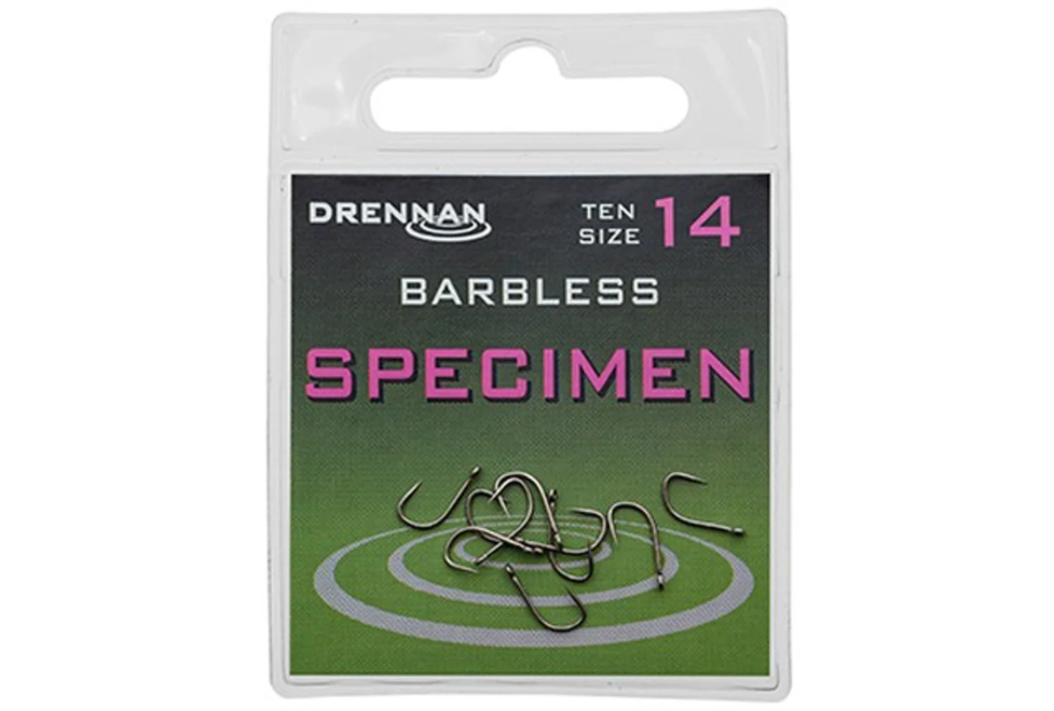 Drennan háčky bez protihrotu Specimen Barbless vel. 8