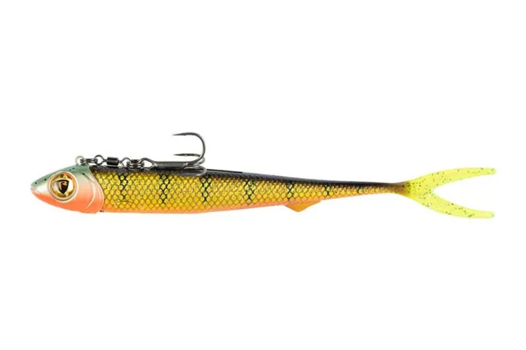 Fox Rage Gumová nástraha Pelagic Ready Rig Slick Finesse Natural Perch - 16cm 40g