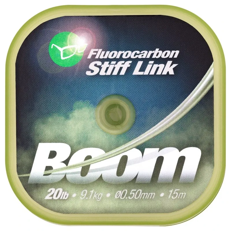 Korda Fluorocarbon Stiff Link Boom 15m Nosnost: 6,8kg, Průměr: 0,45mm