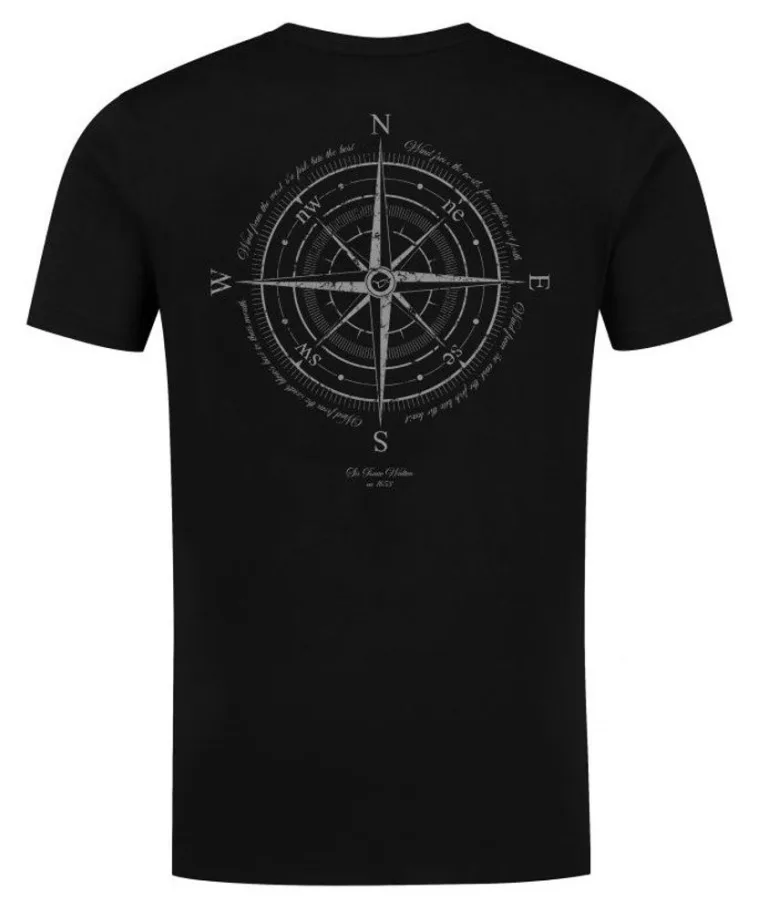 Korda Tričko Compass Tee Black - L