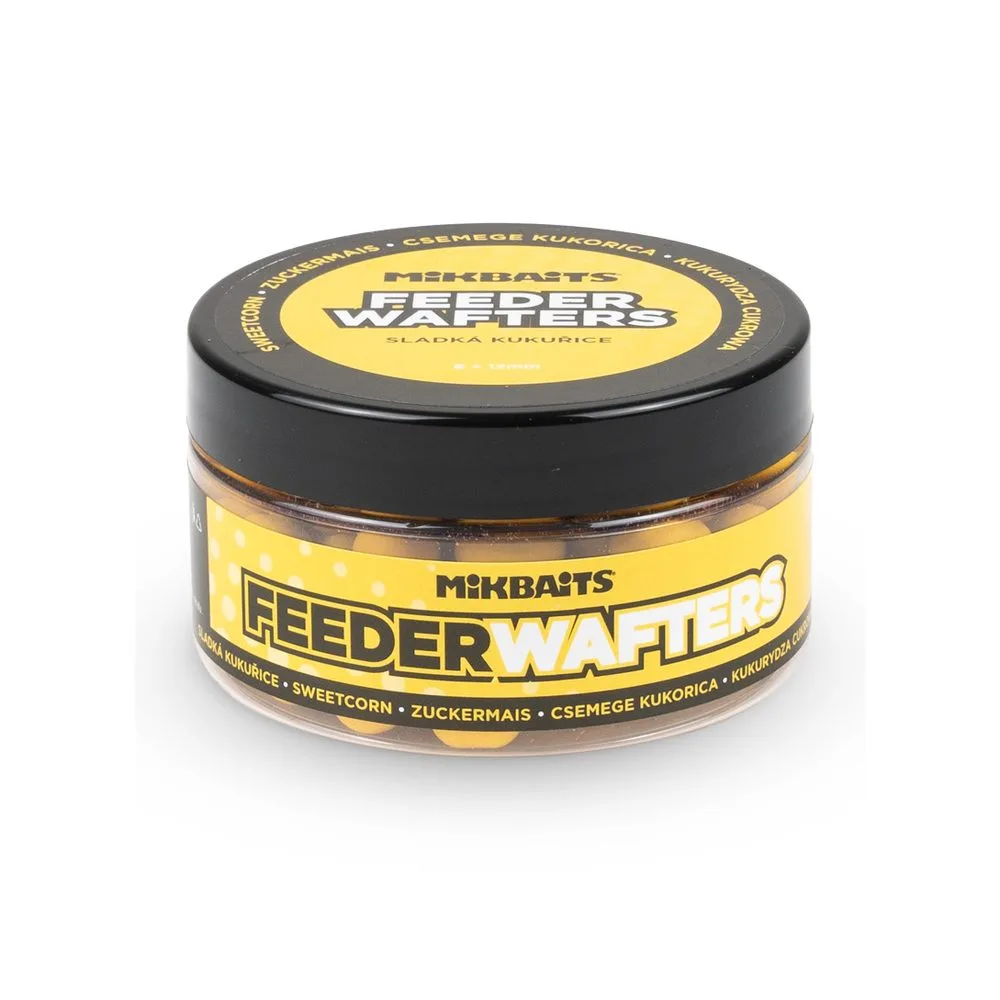 Mikbaits Feeder wafters 8+12mm 100ml - Sladká kukuřice