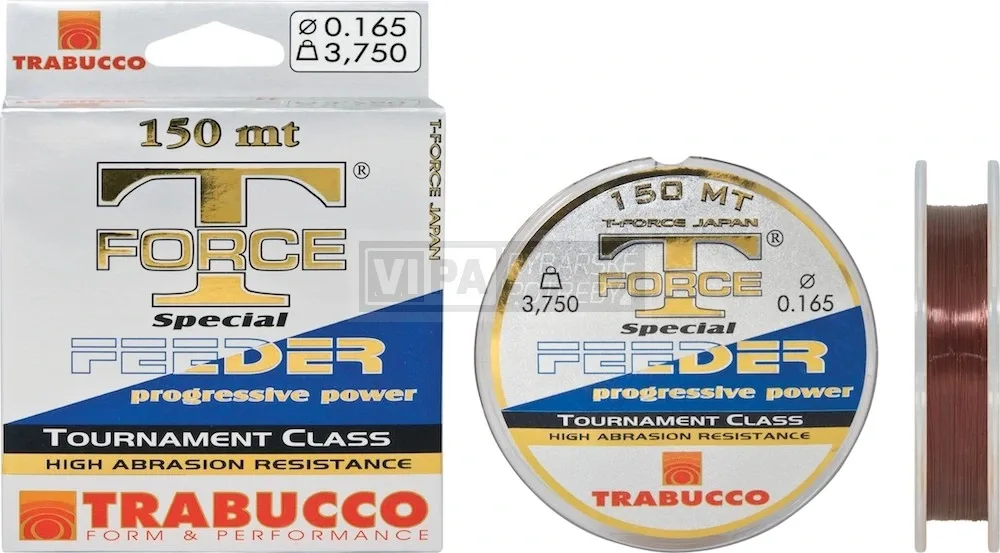Trabucco Vlasec T-Force Special Feeder 150m Nosnost: 3,75kg, Průměr: 0,165mm