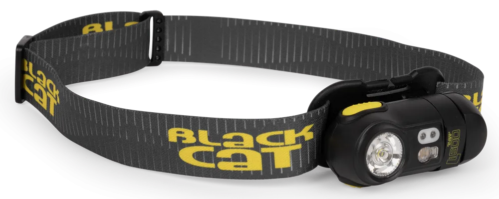 Black cat čelovka li600 headtorch