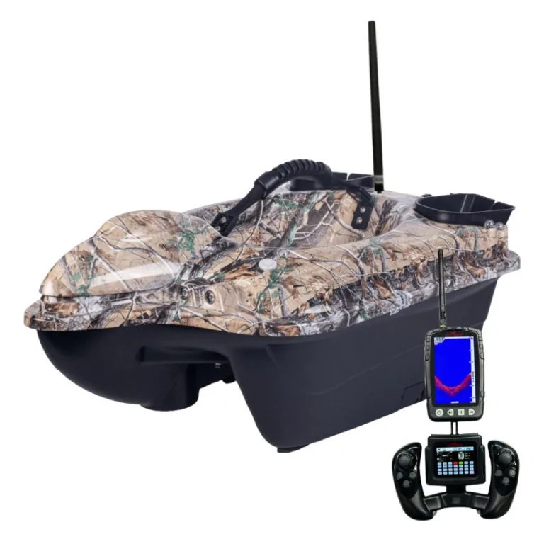 Boatman Zavážecí lodička Fighter Pro s GPS a Echolotem Camo
