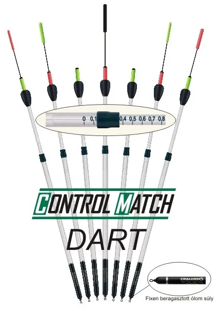Cralusso splávek control match with dart - 3 g