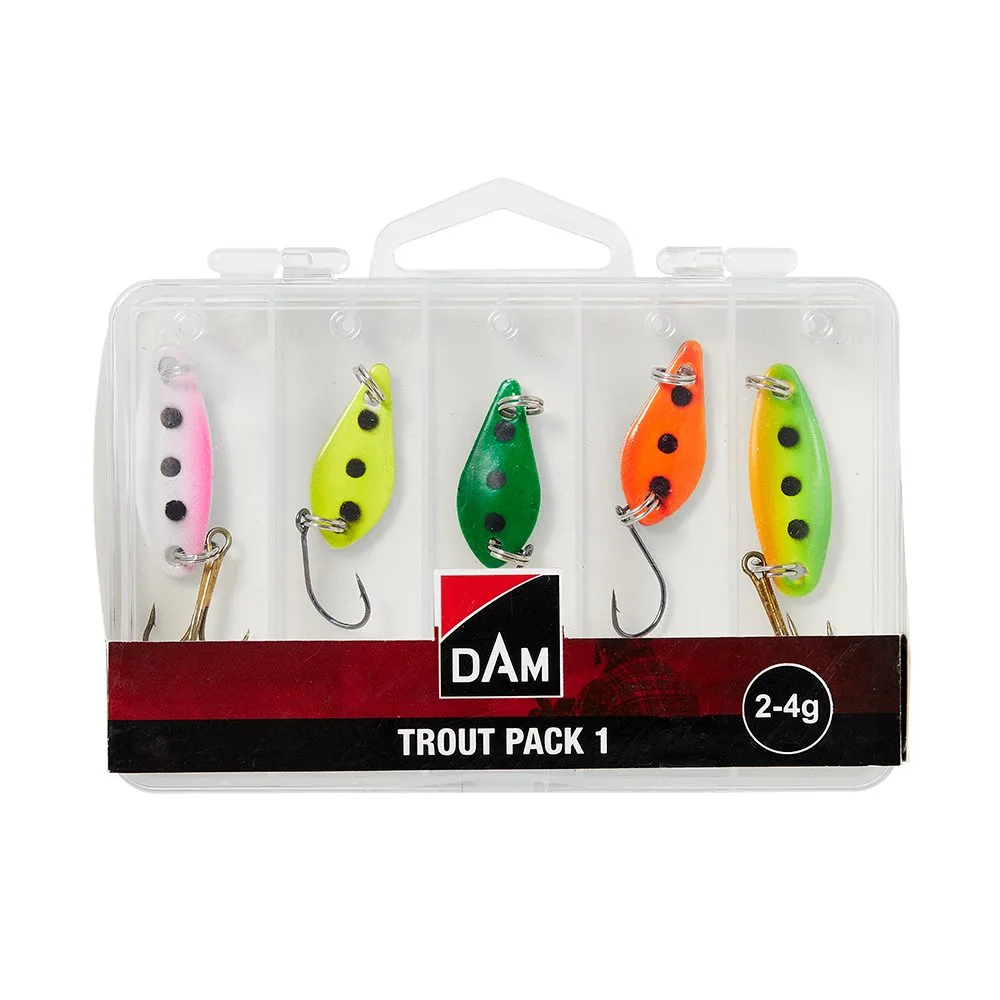 DAM Sada plandavek Trout Pack 5ks - 2-4g