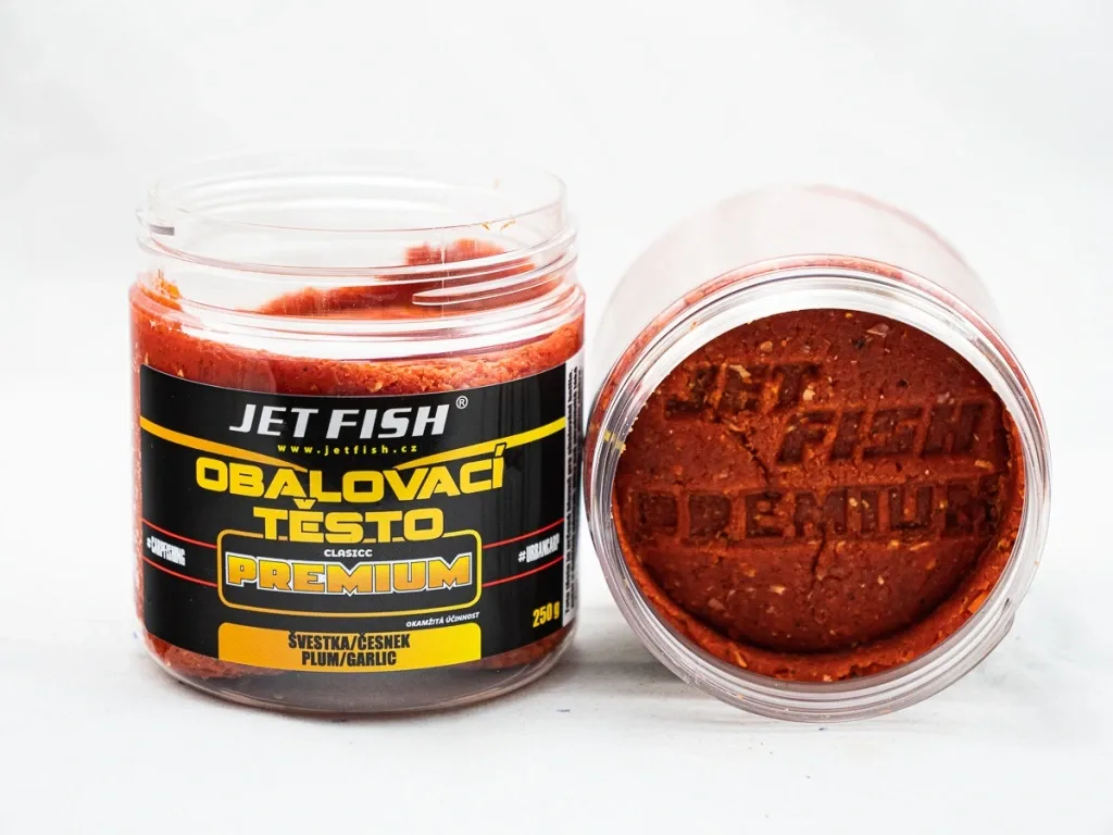 Jet Fish Obalovací Těsto Premium Classic 250g Příchuť: Švestka / Česnek