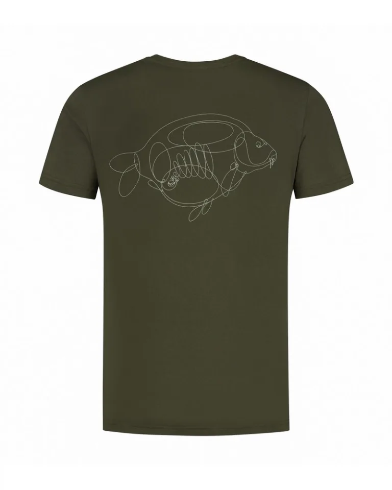 Korda Tričko One Liner Tee Olive - XXXL