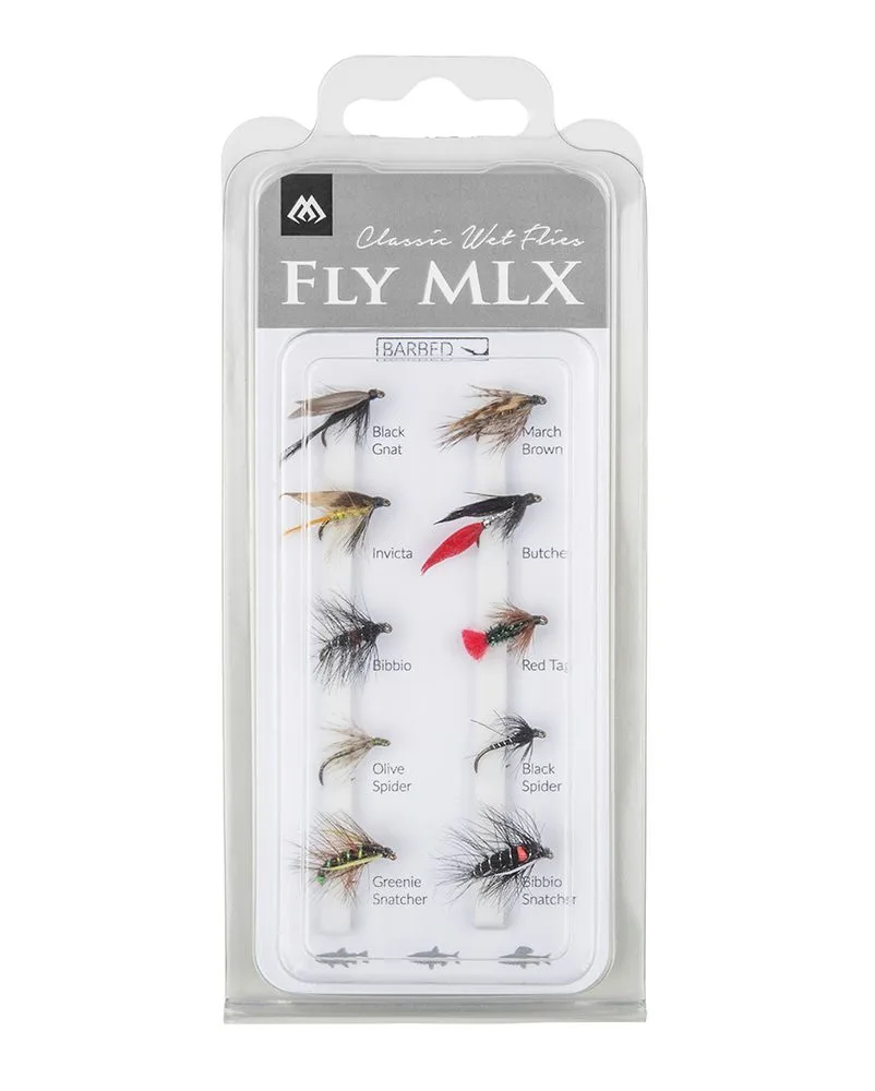Mikado Sada mokrých mušek Wet Flies Barbed 10ks