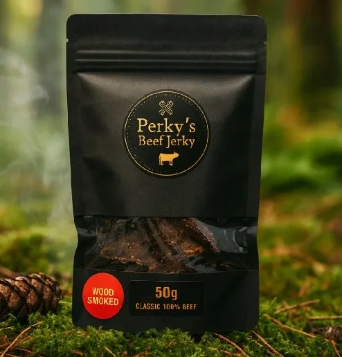 Perky´s jerky sušené hovězí maso classic 100% beef (wood smoked) 50 g