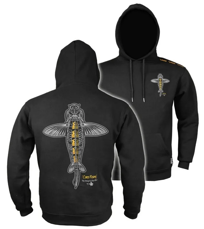 Vass mikina carp rising hoodie black - m