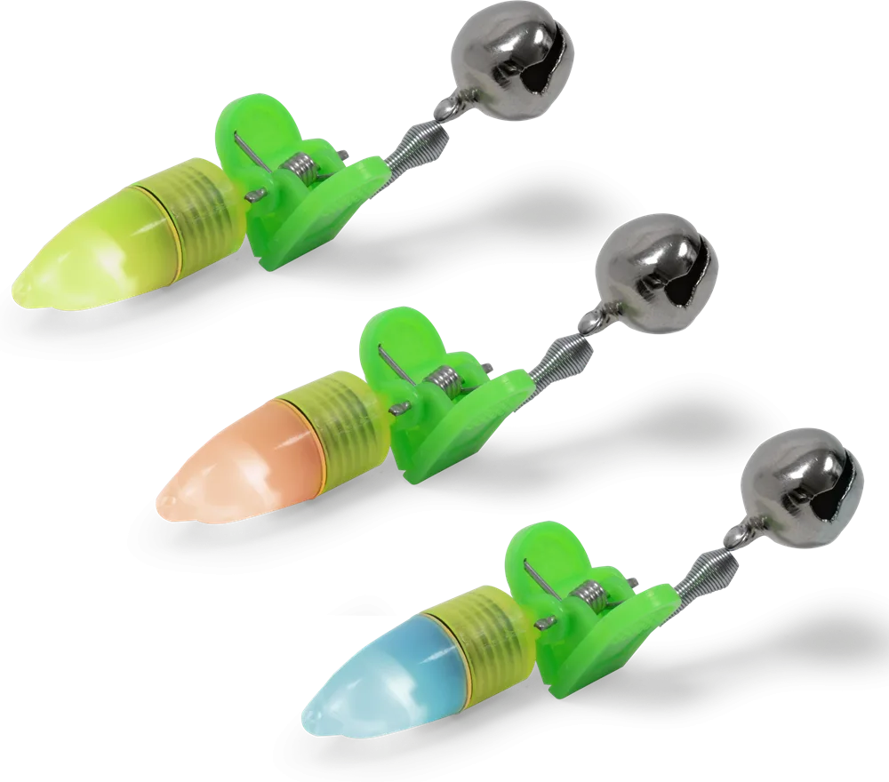 Zebco rolnička trophy single bell triple light set 3 ks 16 mm