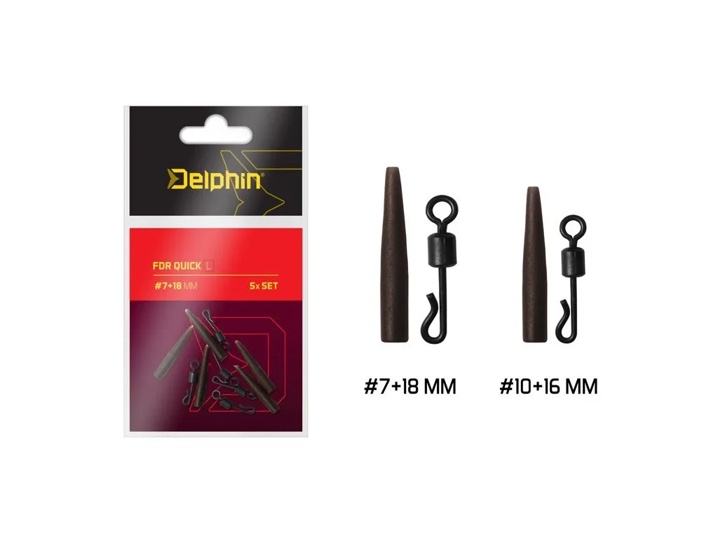 Delphin Obratlík S Převlekem FDR Quick Set 5ks Varianta: #7+18mm