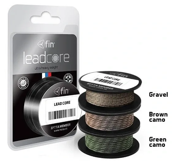 Delphin Olověná Šnůrka Leadcore 45lb Barva: Hnědá muddy, Délka: 5m