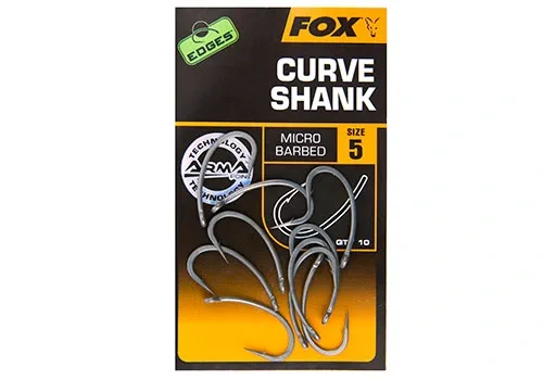 Fox Háčky EDGES Curve Shank 10ks Velikost háčku: #5