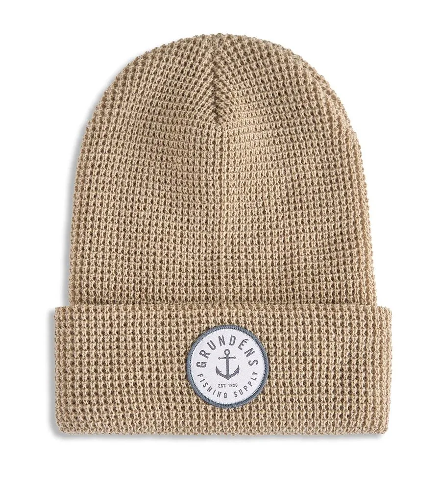 Grundéns Čepice Anchor Waffle Beanie Clay O/S
