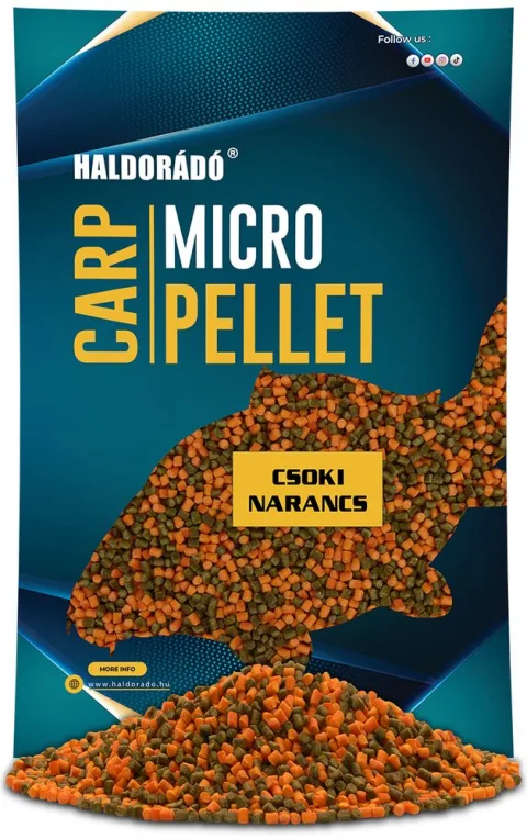 Haldorádó Pelety Carp Micro Pellet 2,5mm 600g - Čokoládový pomeranč