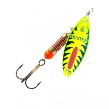 Hester Fishing Třpytka Willow Green Neon Hmotnost: 3g, Velikost: #1