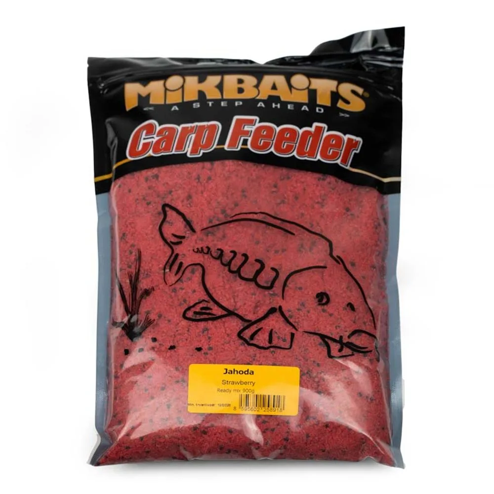 Mikbaits Vlhčený Ready mix 900g - Jahoda