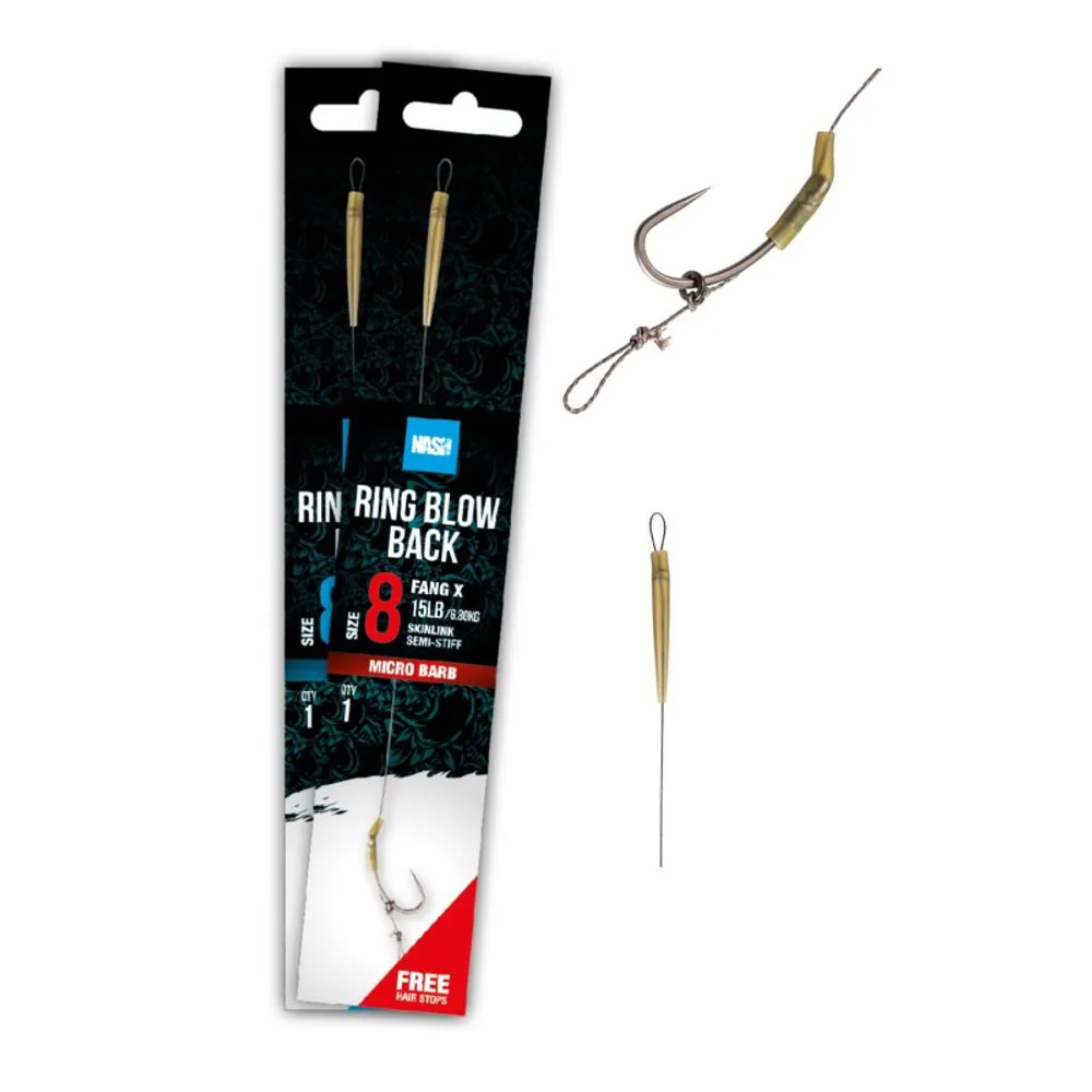 Nash Návazec Tube Blow Back Rig - vel.6 Bez protihrotu